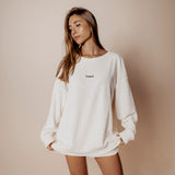 Oversized Terry Sweater - Marshmallow